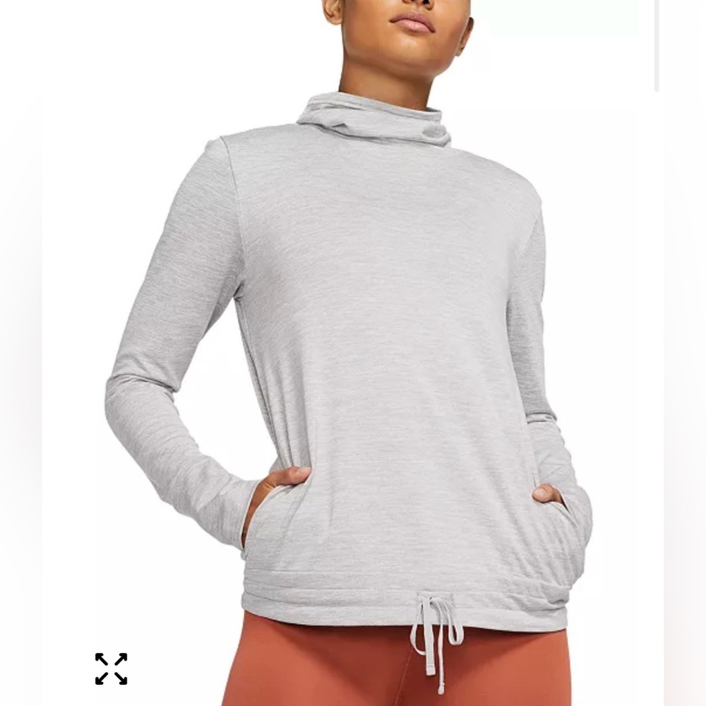 Nike Yoga Funnel Neck Dri-FIT Top Size Medium